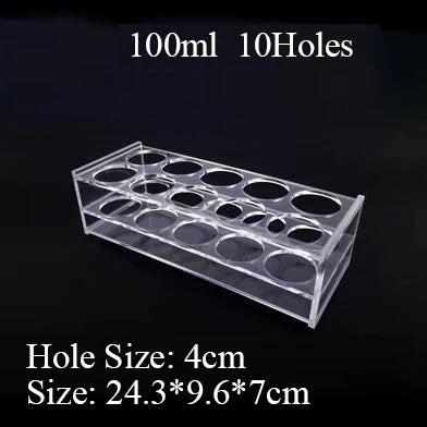 Reagenzglasständer aus Acryl