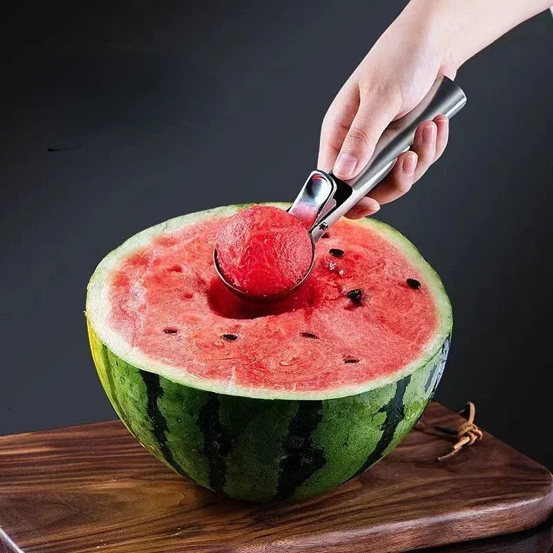 Eislöffel aus Edelstahl doppelt