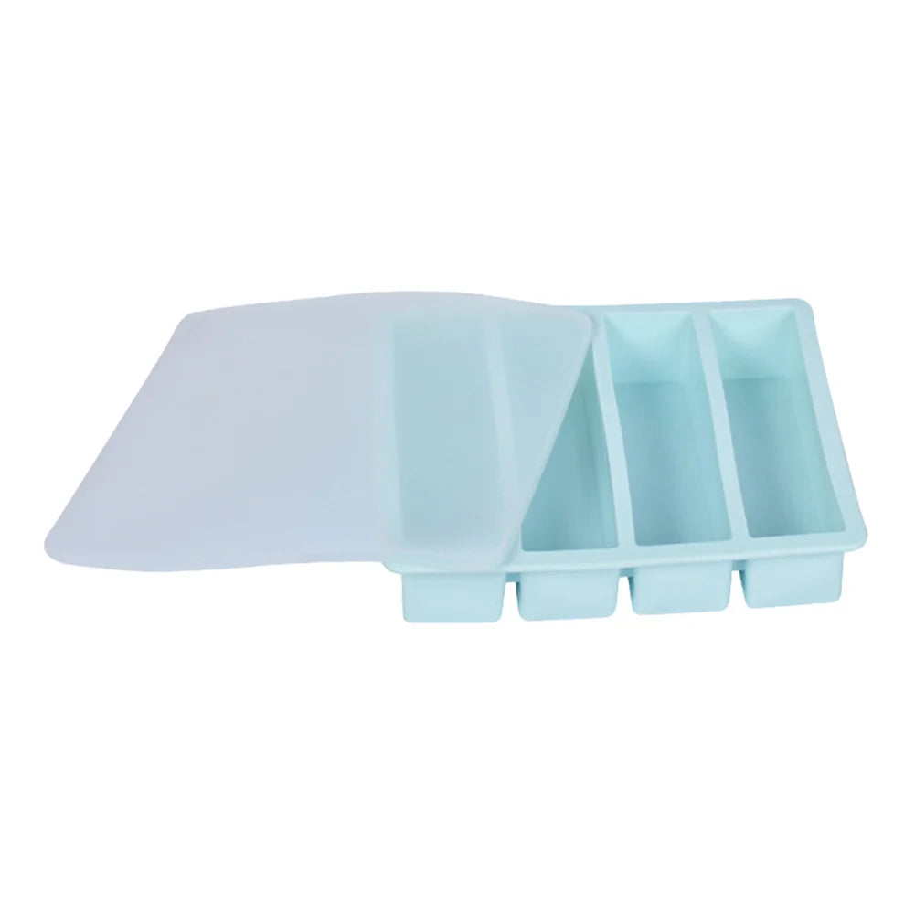 Eiswürfelform aus Silikon lang 4er BPA-frei