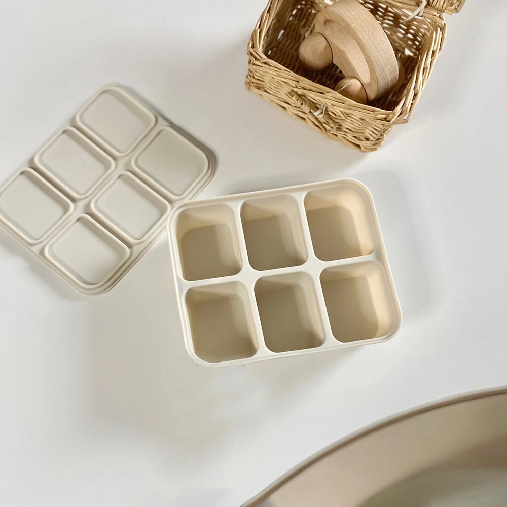 Eiswürfelform 12er Miniwürfel mit Deckel stapelbar