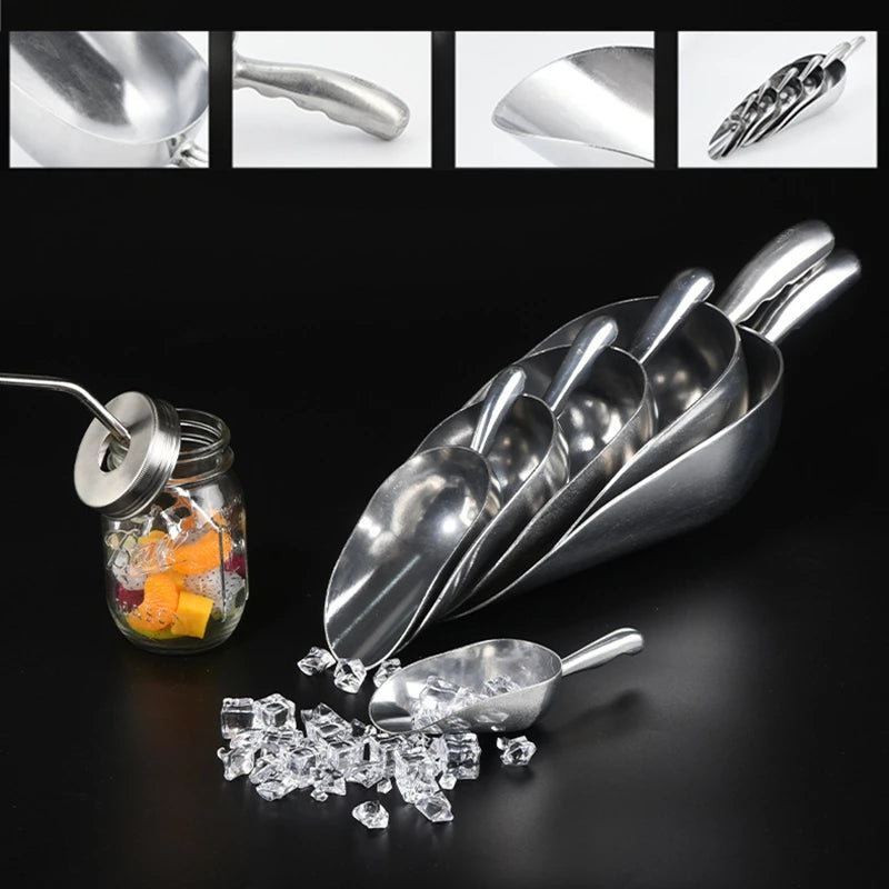 Eisschaufel aus Aluminium 4 Größen