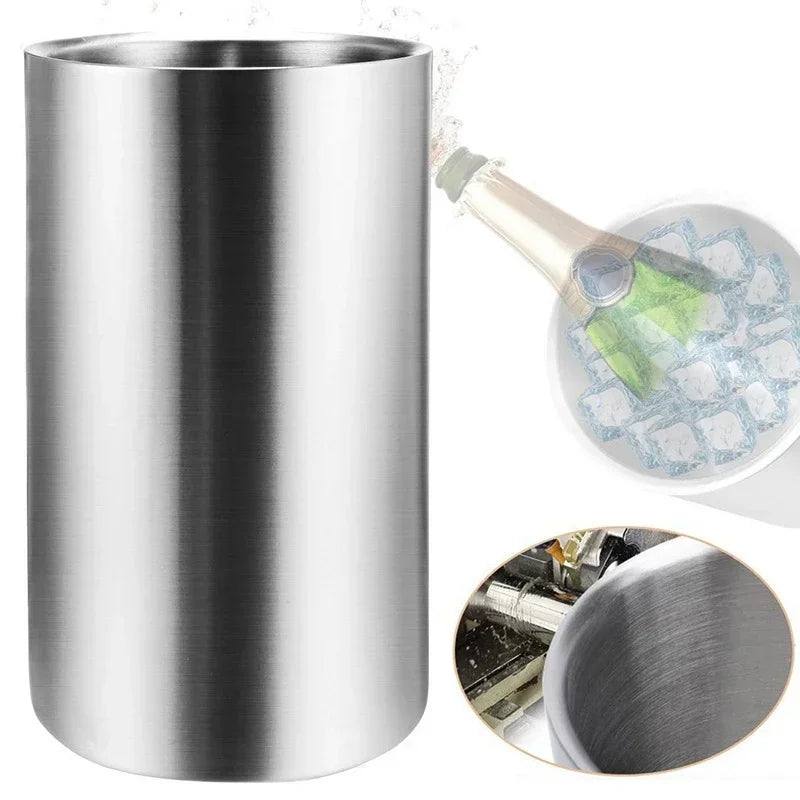 Weinkühler aus Edelstahl