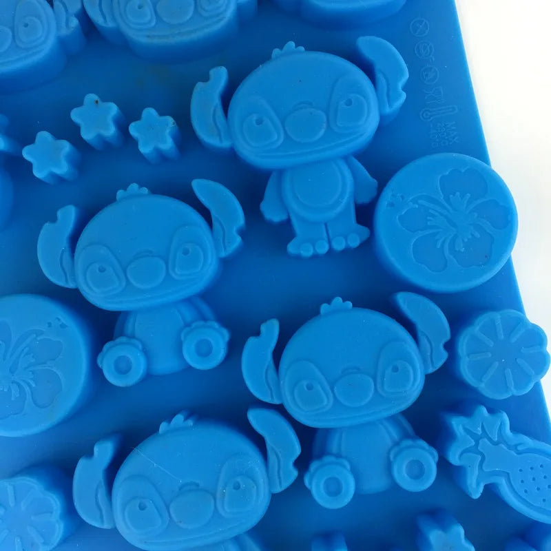 Eiswürfelform aus Silikon Stitch 3D