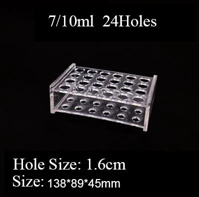 Reagenzglasständer aus Acryl