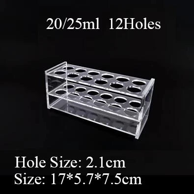 Reagenzglasständer aus Acryl