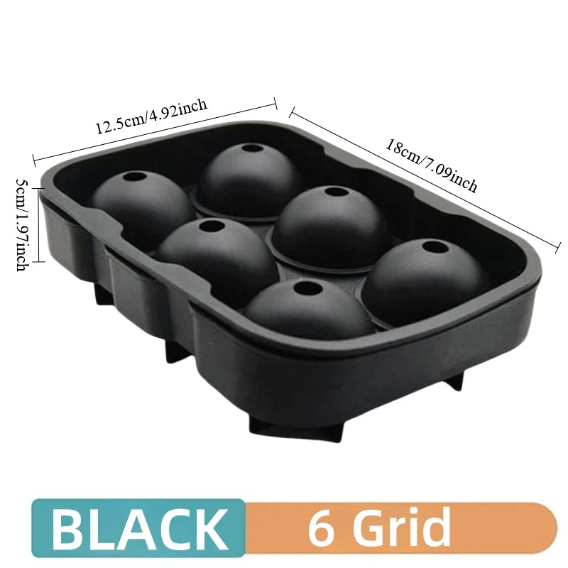 Eiswürfelform aus Silikon Kugel wiederverwendbar