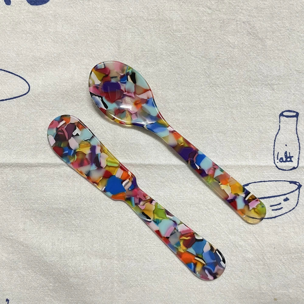 Eislöffel aus Acryl – 11 cm bunt