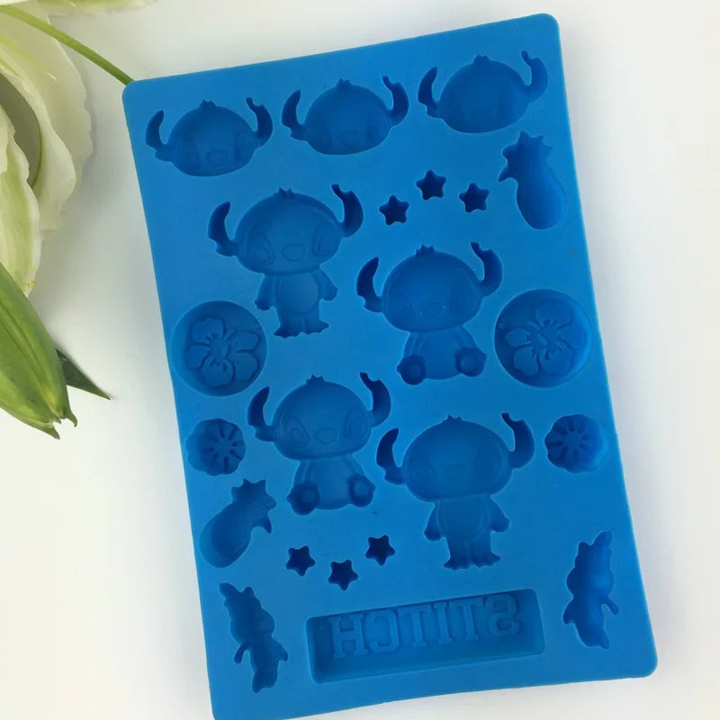 Eiswürfelform aus Silikon Stitch 3D