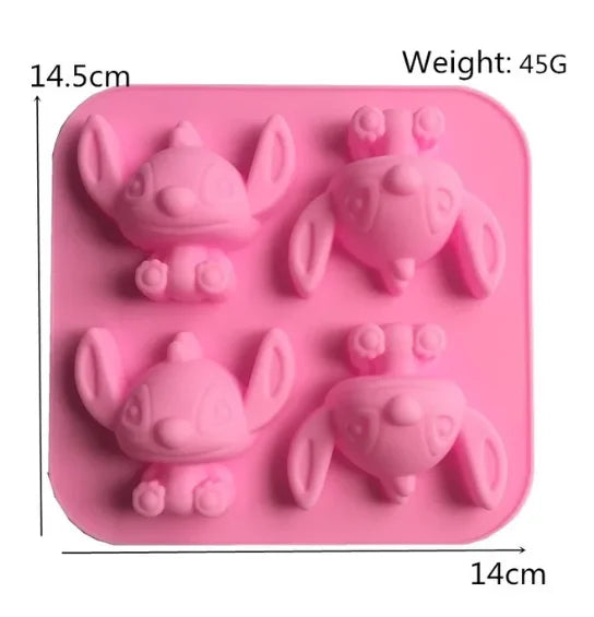 Eiswürfelform aus Silikon Stitch 3D
