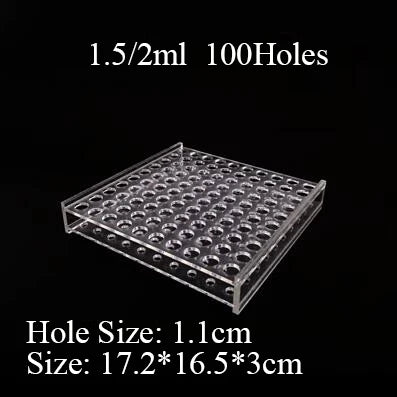 Reagenzglasständer aus Acryl