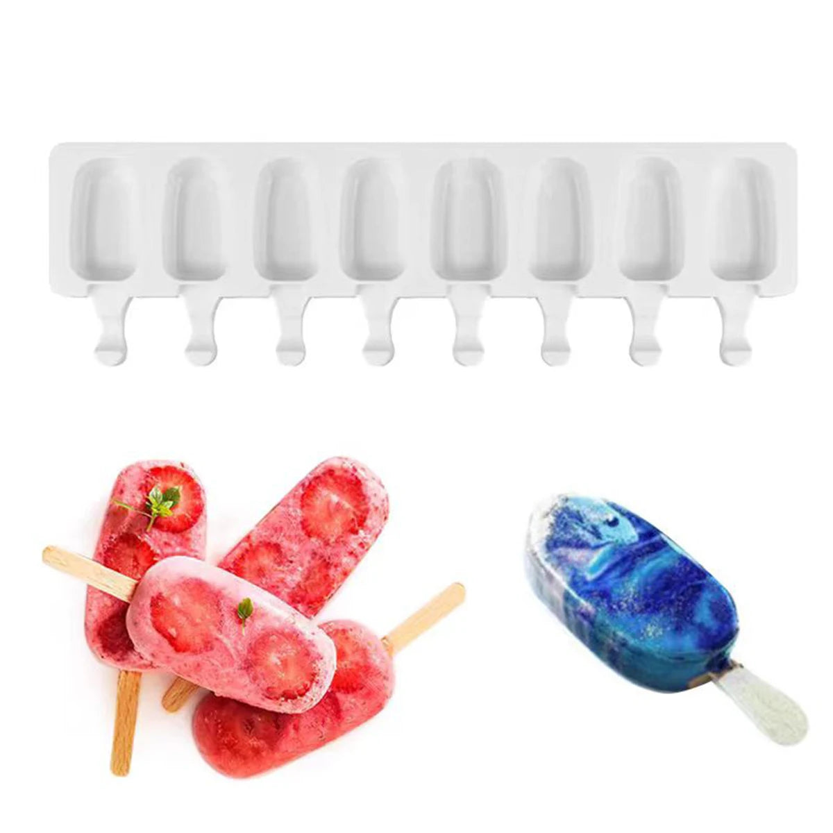 Eisform aus Silikon DIY Popsicle