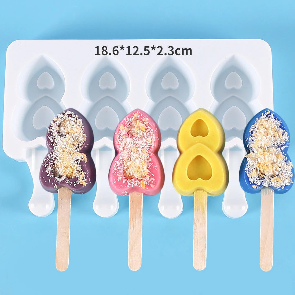 Eiswürfelform aus Silikon - verschiedene Formen