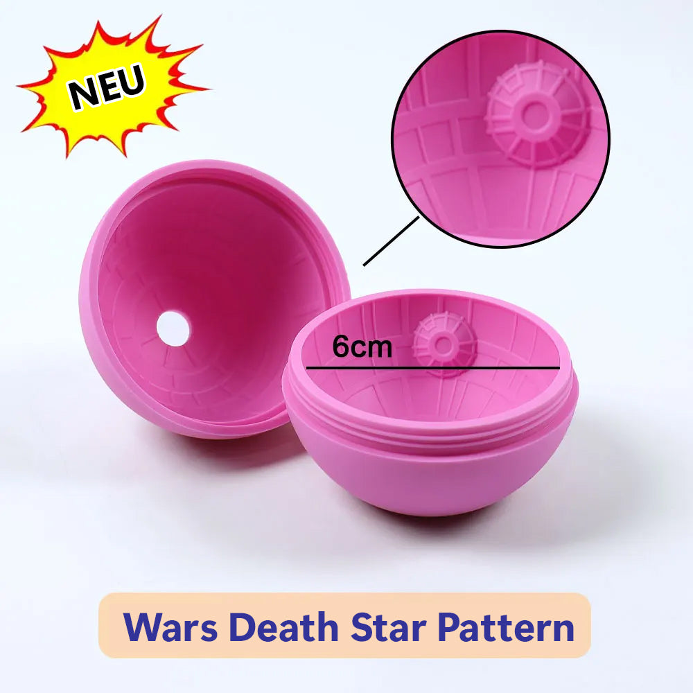 Eiswürfelform aus Silikon DEATH STAR