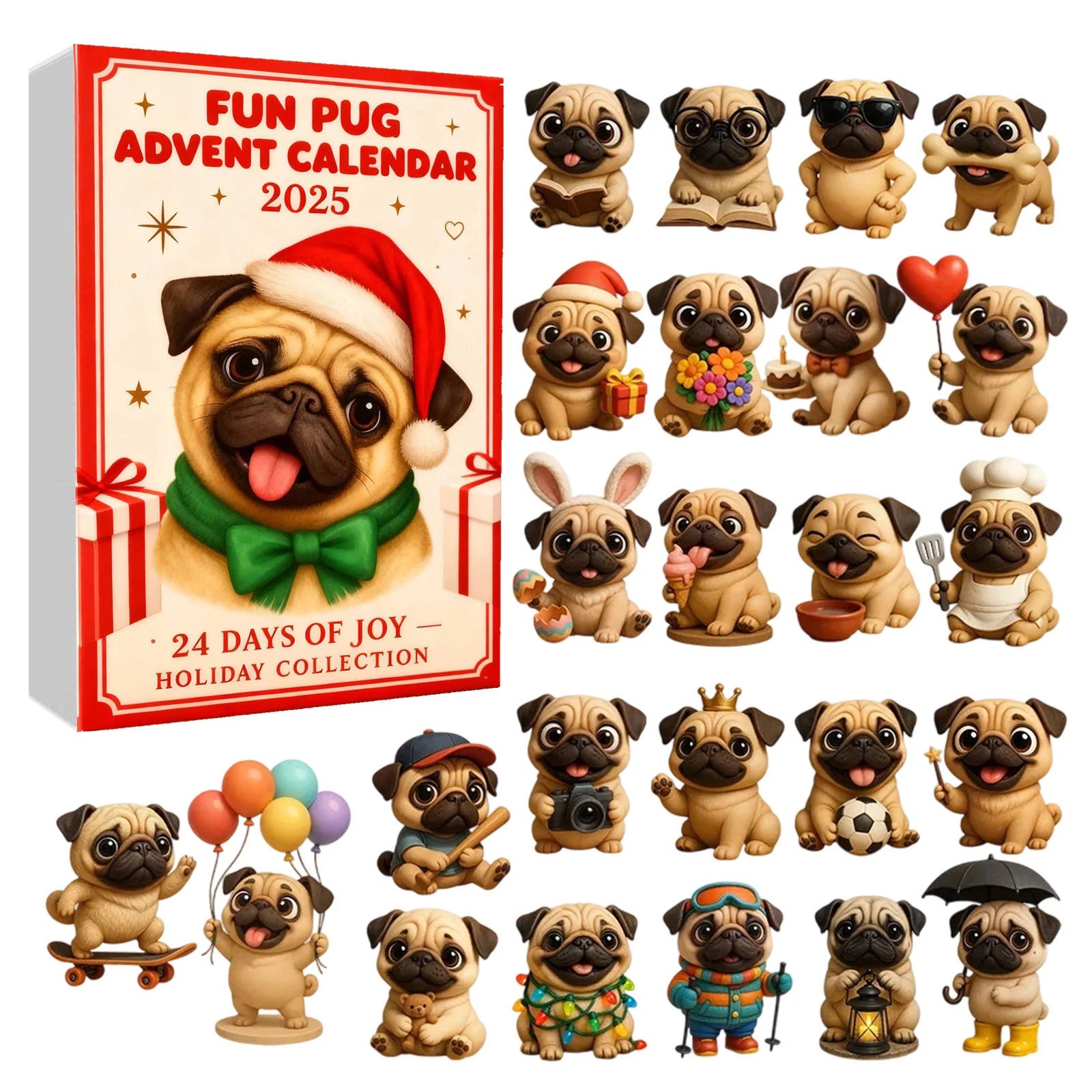 Tier Adventskalender 2025 | 24 Tage Spass für die ganze Familie, Teens & Erwachsene | Großes Geschenk