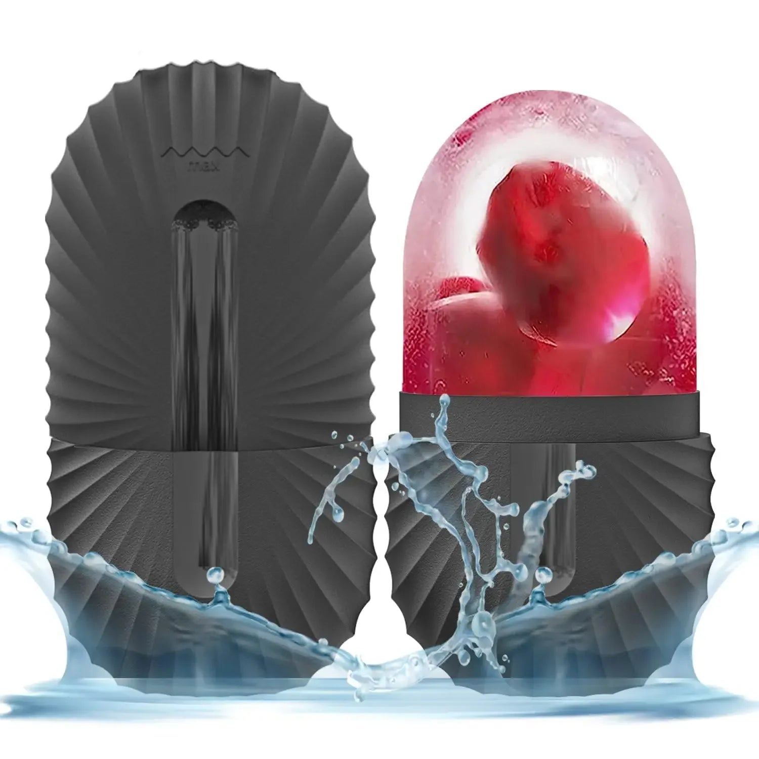 Eisroller für Gesicht aus Silikon ICE KISS