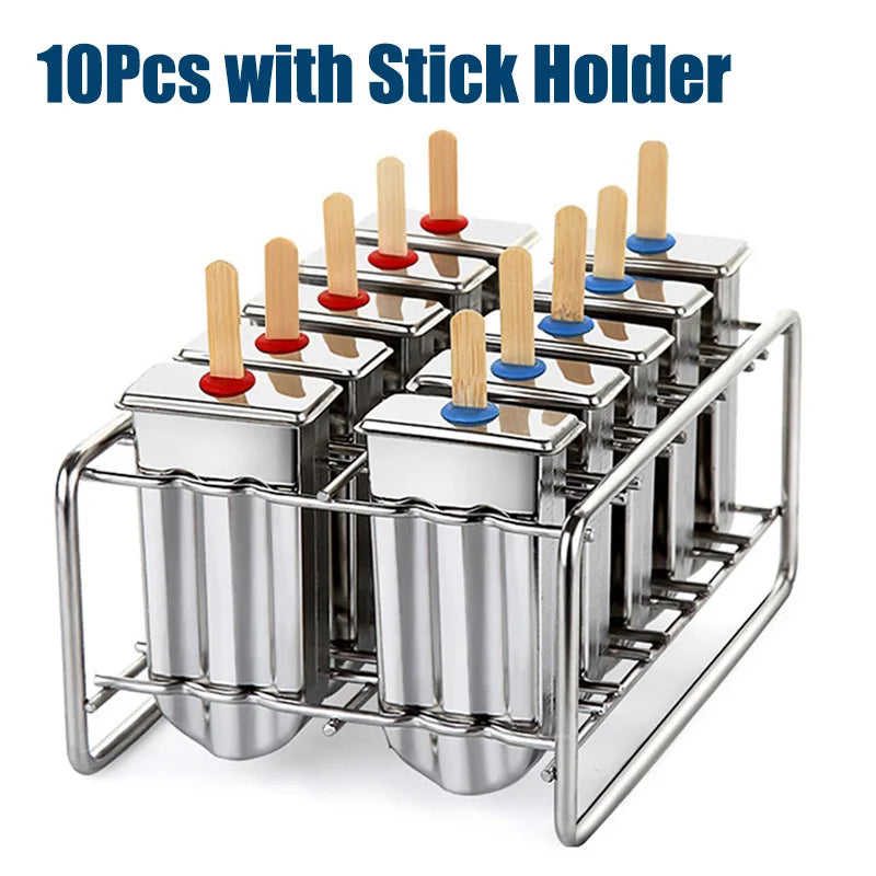Eisform aus Edelstahl Popsicle Rack