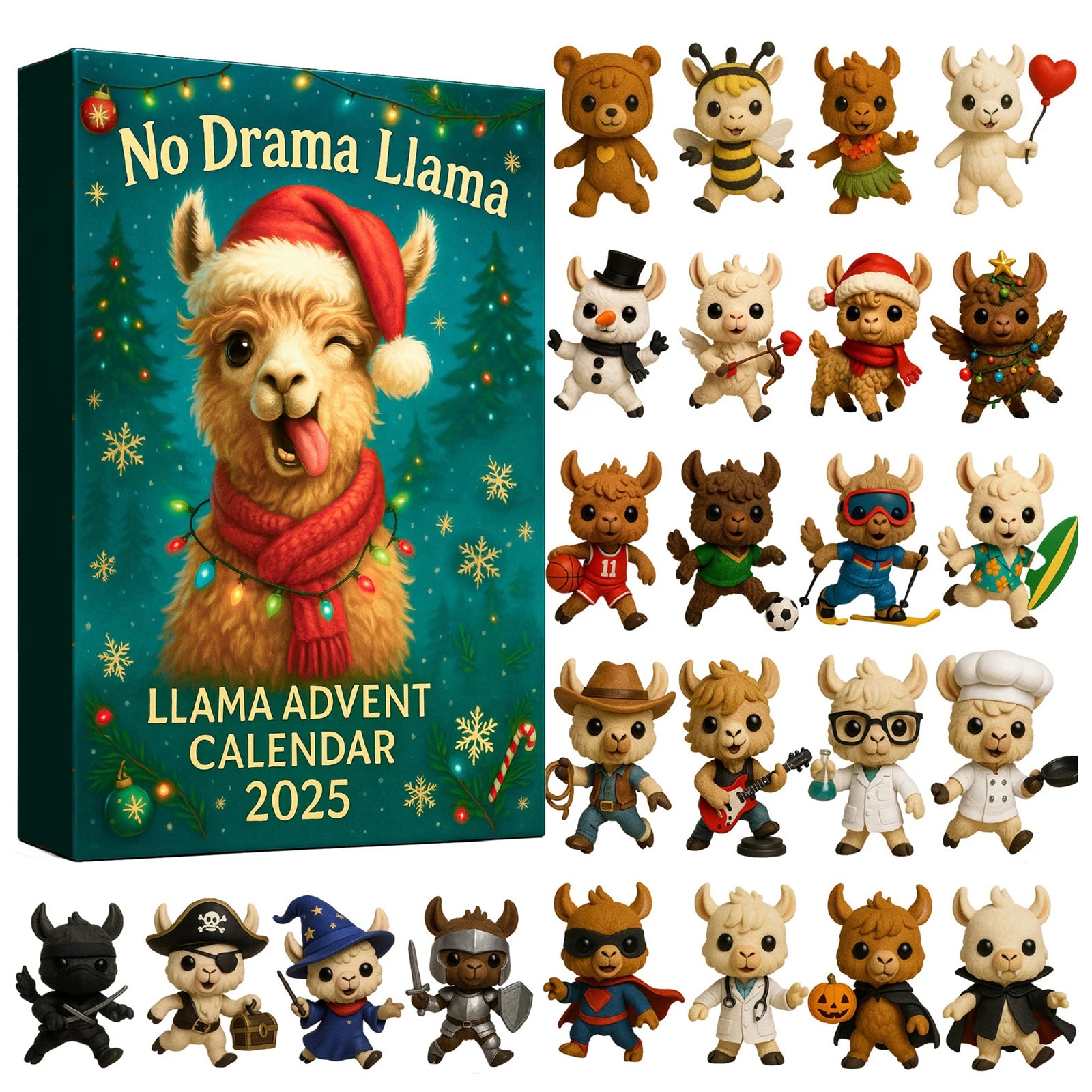 Tier Adventskalender 2025 | 24 Tage Spass für die ganze Familie, Teens & Erwachsene | Großes Geschenk