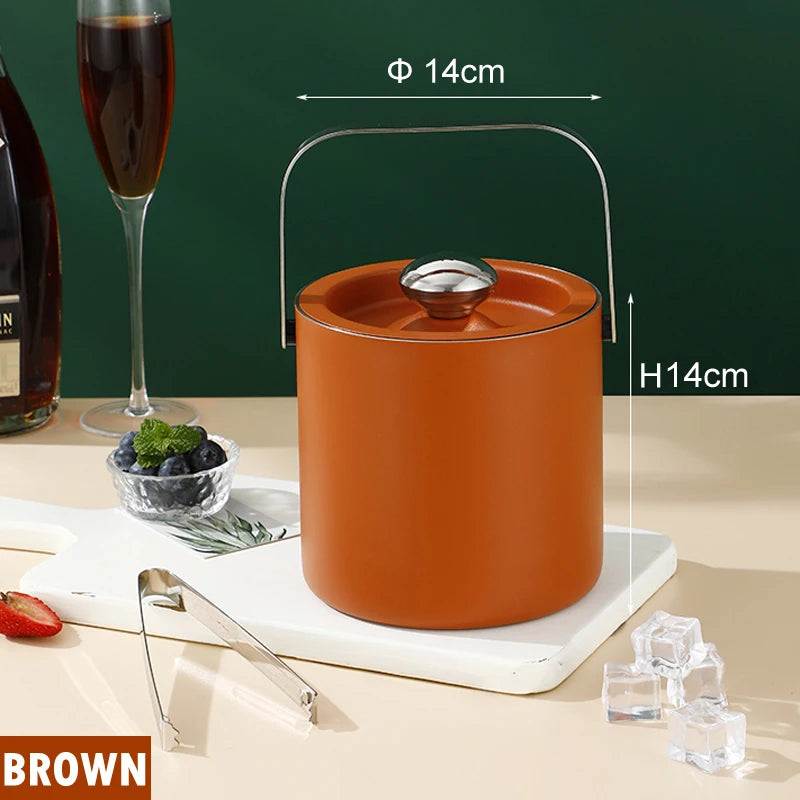 Eiskübel aus Edelstahl / 1,3 l