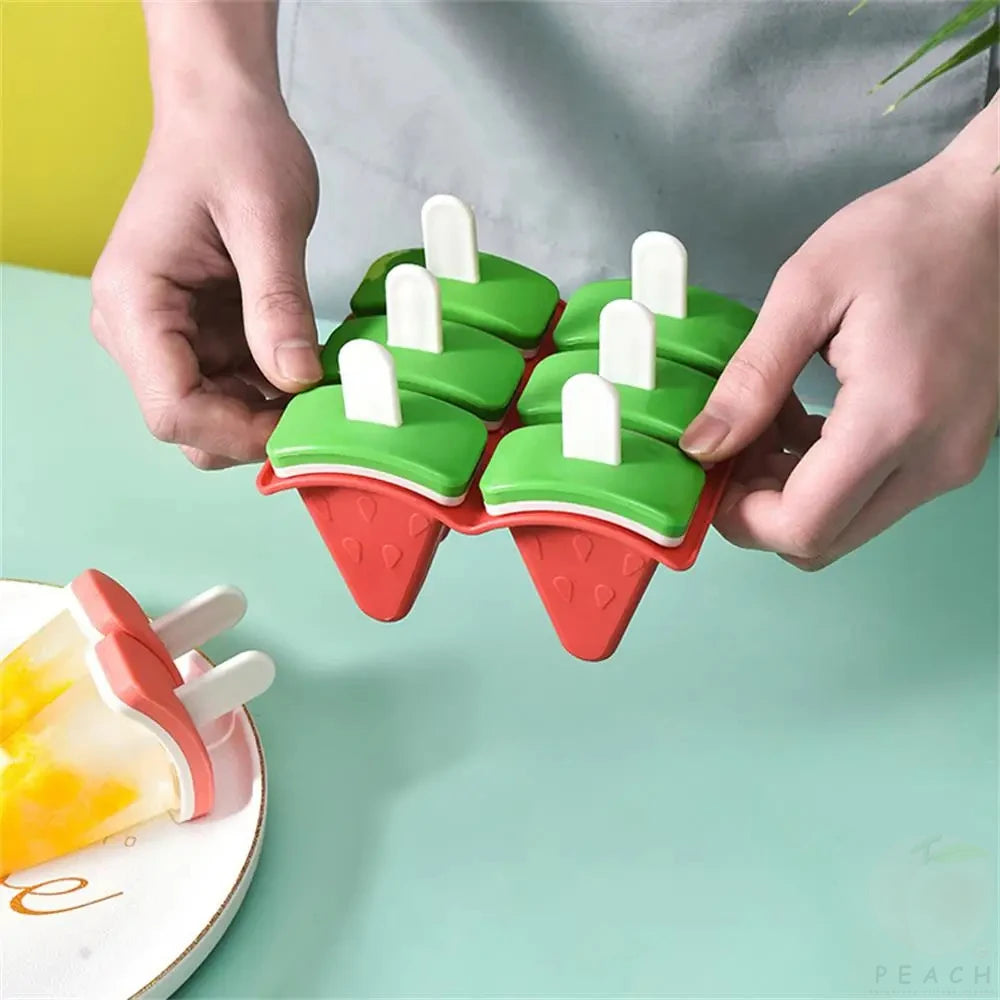Eisform in Wassermelonen-Form mit Deckel WATERMELON