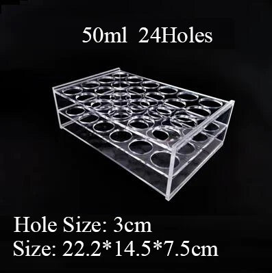 Reagenzglasständer aus Acryl