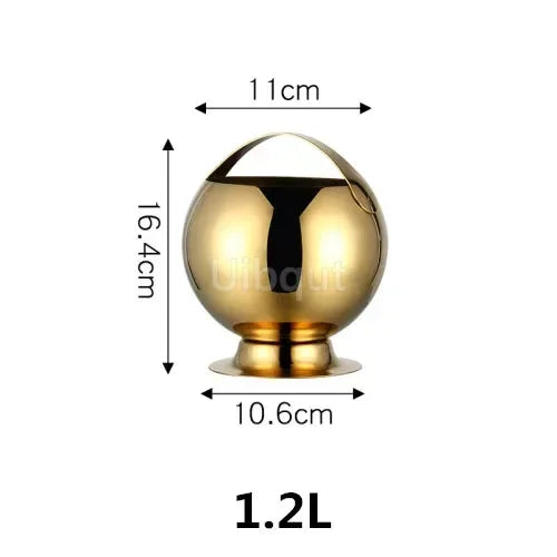 Goldener Eis Kübel