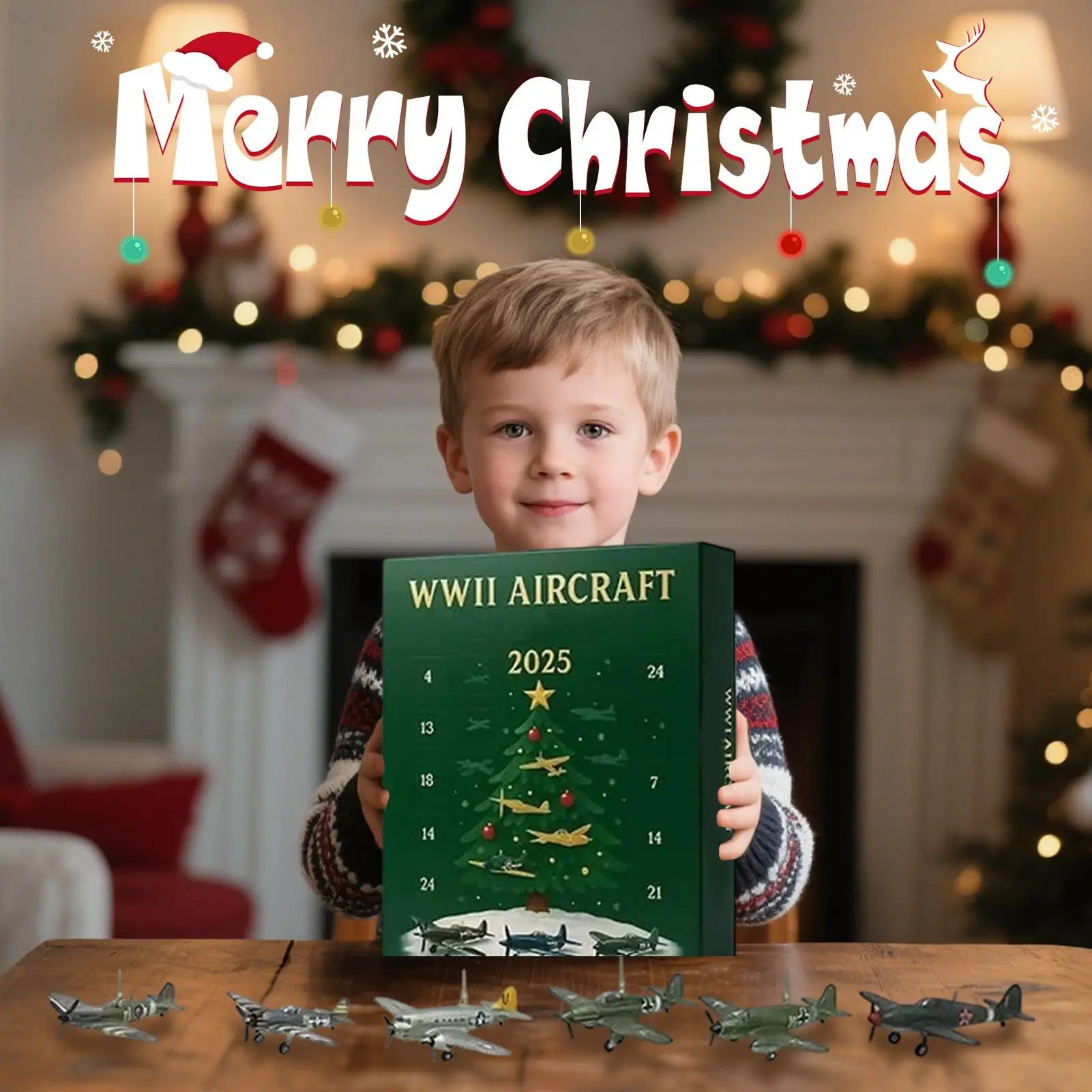 Flugzeug Adventskalender 2025 für Jungen