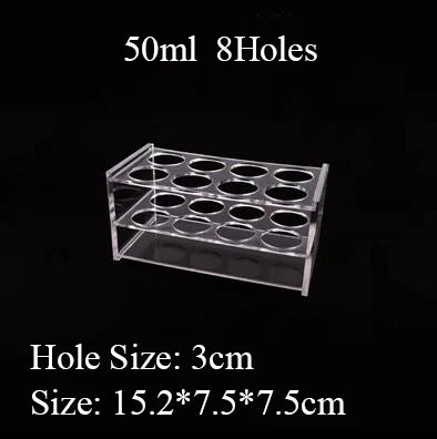 Reagenzglasständer aus Acryl