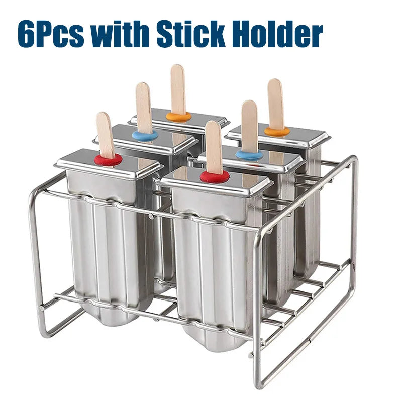 Eisform aus Edelstahl Popsicle Rack