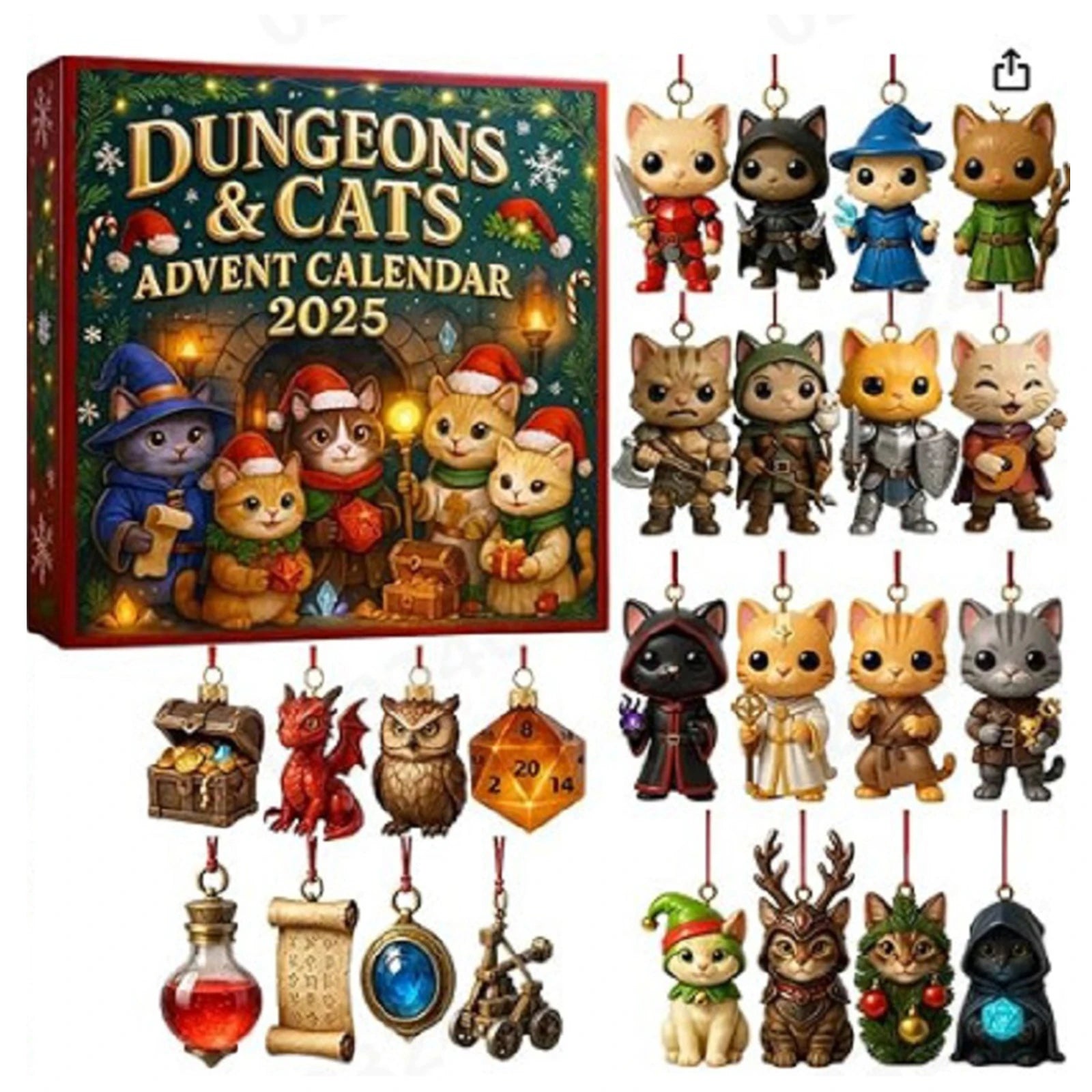 Tier Adventskalender 2025 | 24 Tage Spass für die ganze Familie, Teens & Erwachsene | Großes Geschenk