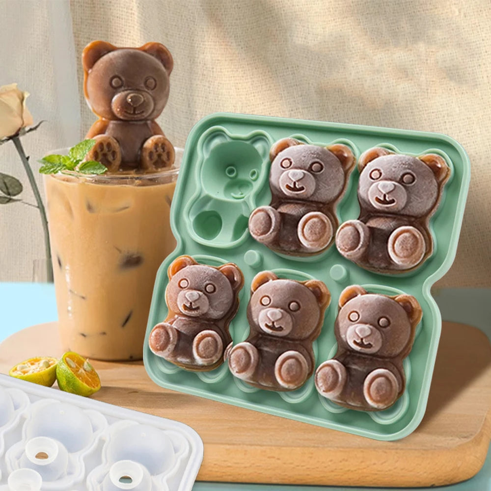 Kleine Teddybär Form Eiswürfel