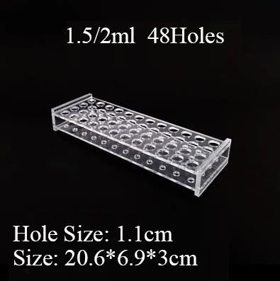 Reagenzglasständer aus Acryl