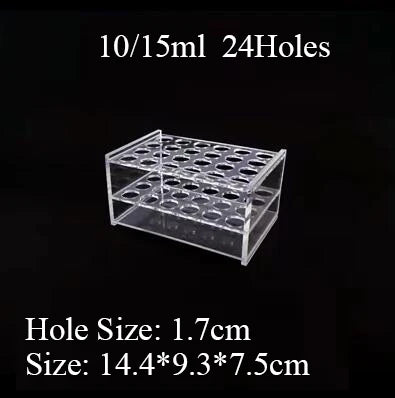 Reagenzglasständer aus Acryl