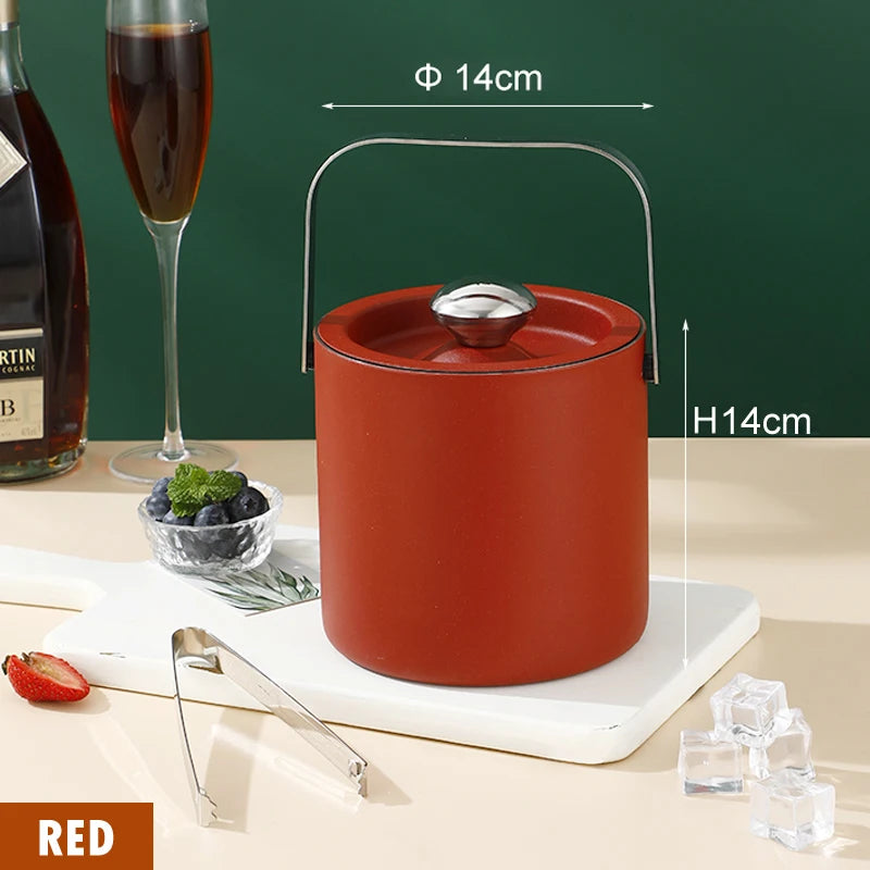 Eiskübel aus Edelstahl / 1,3 l