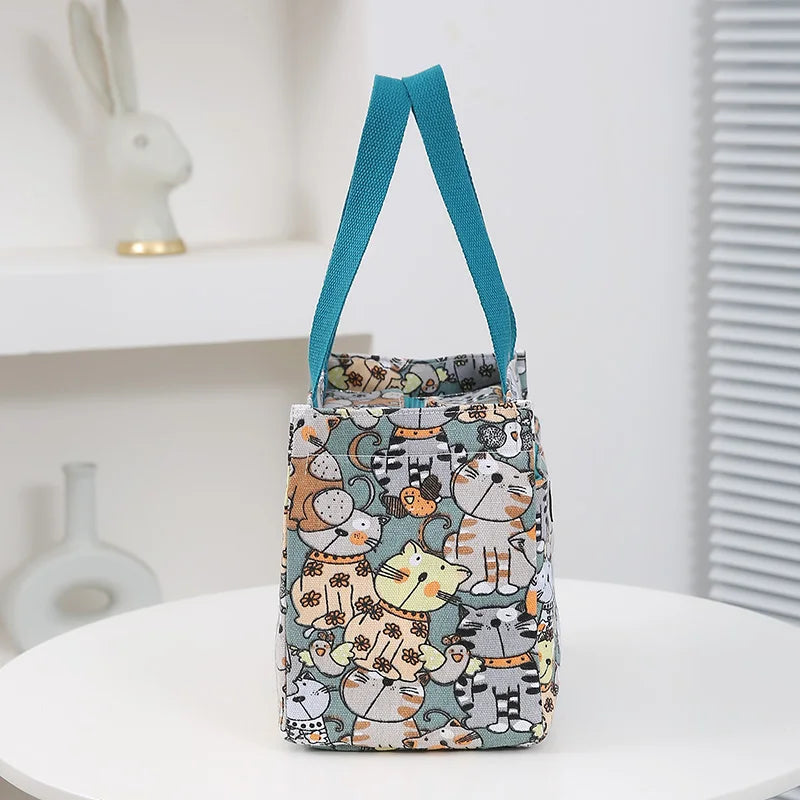 Lunchbag Cartoon isoliert groß Bento