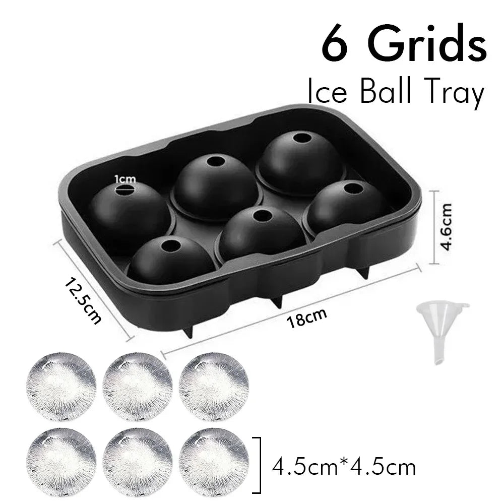 Eiswürfelform aus Silikon quadratisch mit Deckel schwarz/weiss