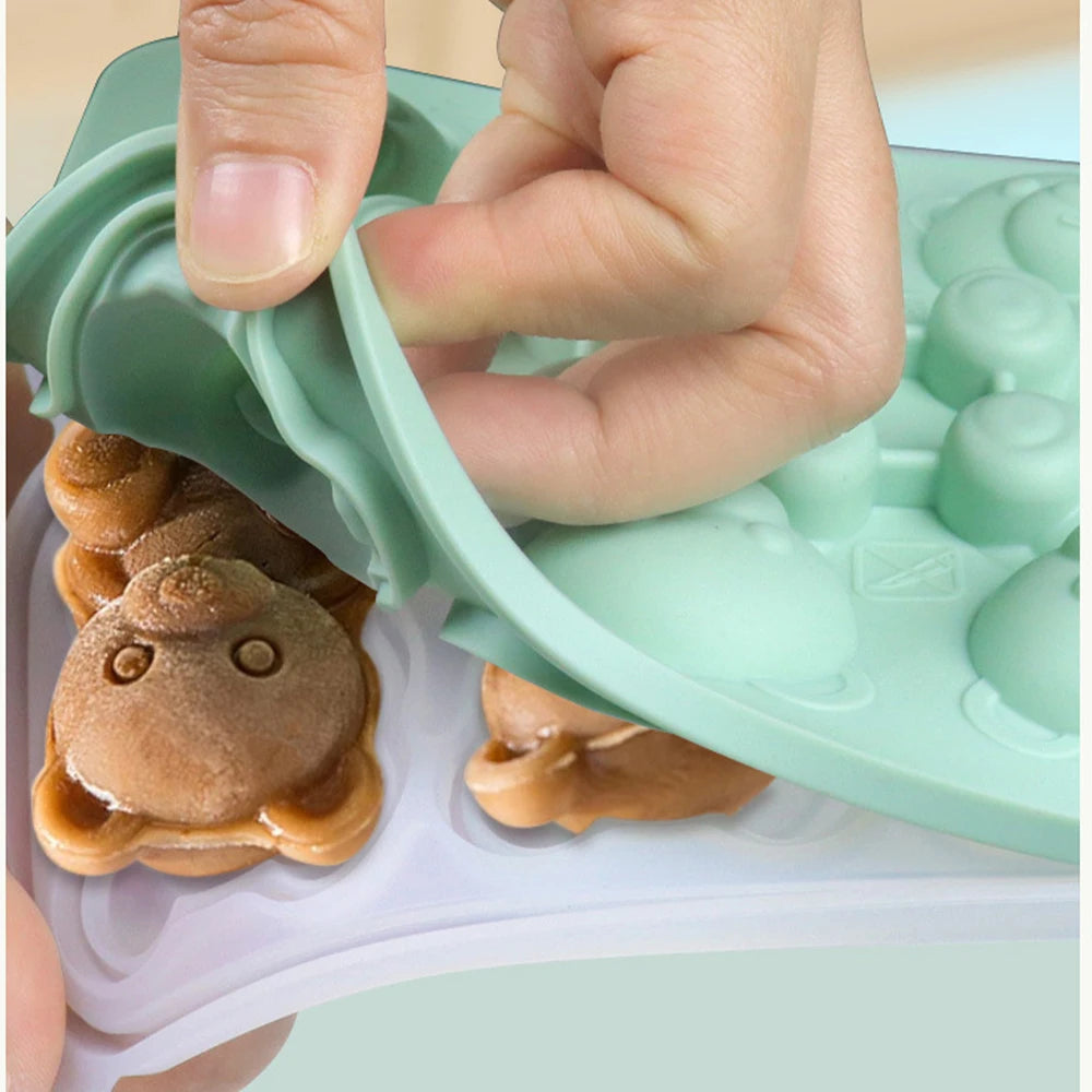 Kleine Teddybär Form Eiswürfel