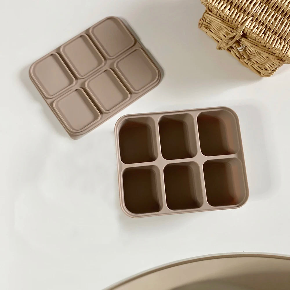Eiswürfelform 12er Miniwürfel mit Deckel stapelbar