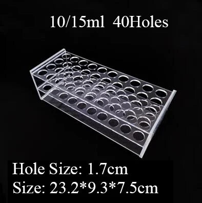 Reagenzglasständer aus Acryl