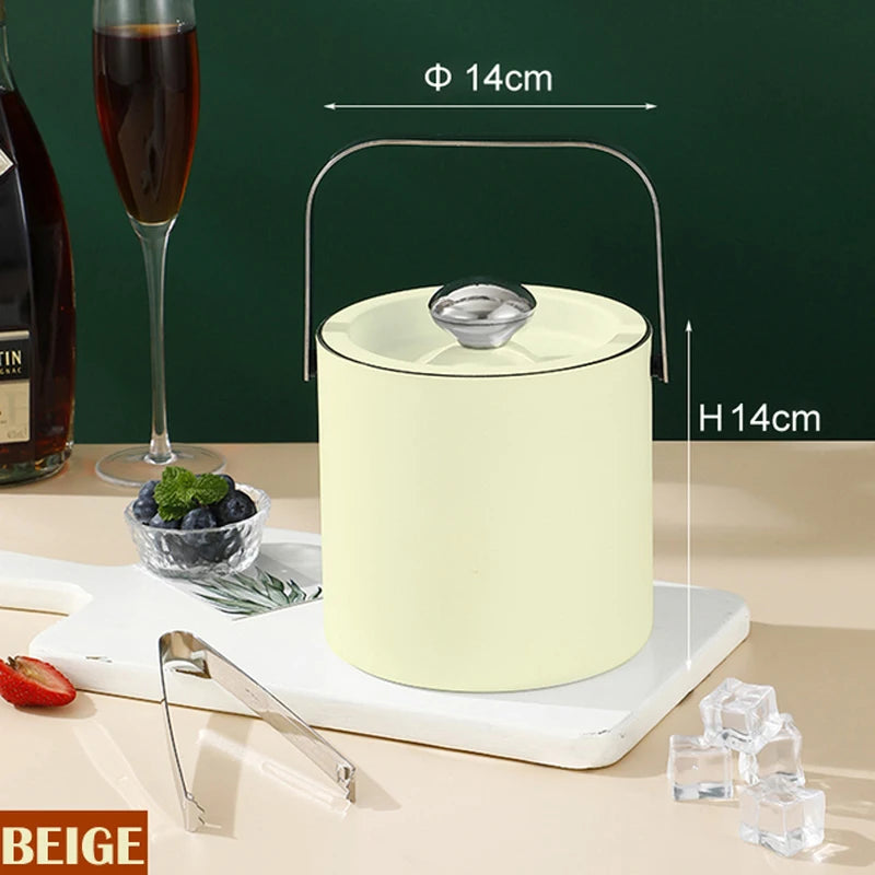 Eiskübel aus Edelstahl / 1,3 l