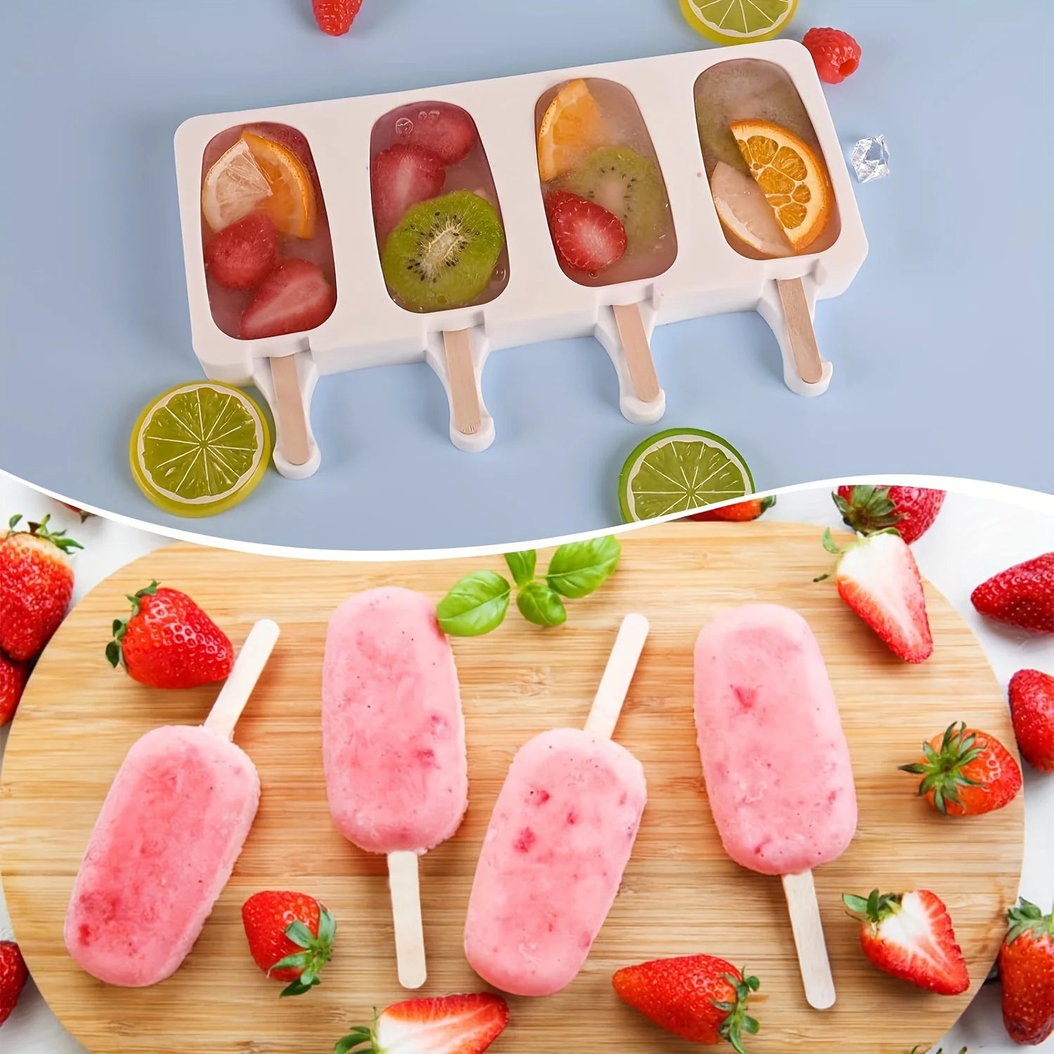 Eisform aus Silikon DIY Popsicle