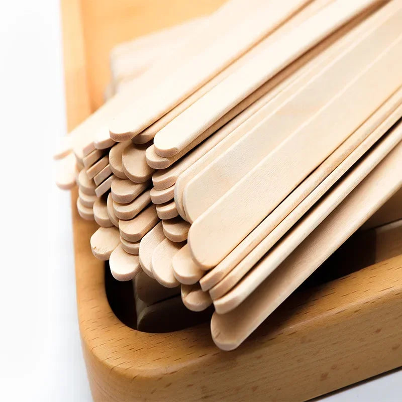 Eisstiel aus Holz – 100 Stück