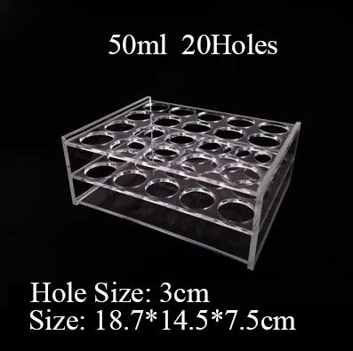 Reagenzglasständer aus Acryl