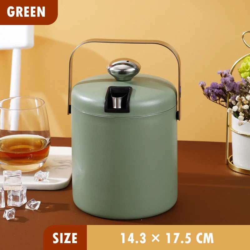 Eiskübel aus Edelstahl / 1,3 l