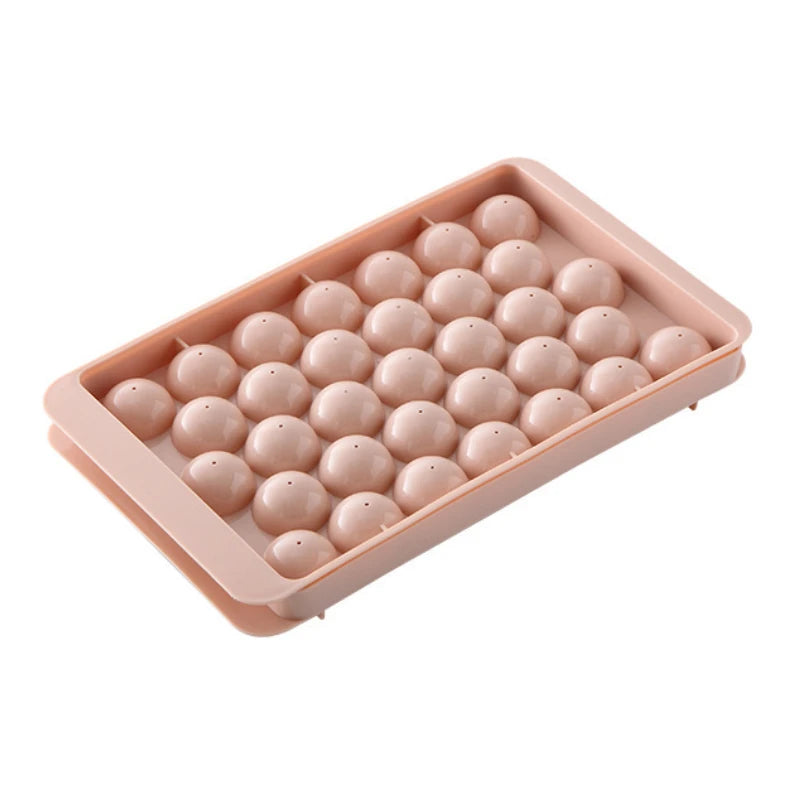 Eiswürfelform Eishockeykugel 33 Mulden