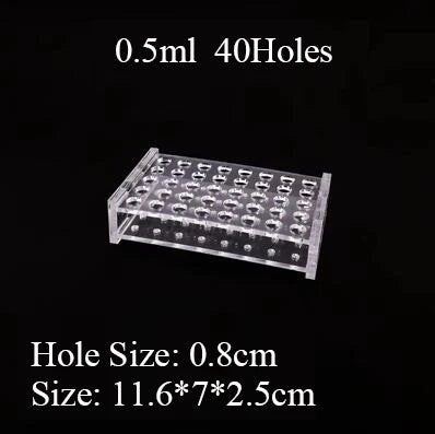 Reagenzglasständer aus Acryl