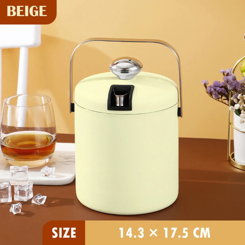 Eiskübel aus Edelstahl / 1,3 l