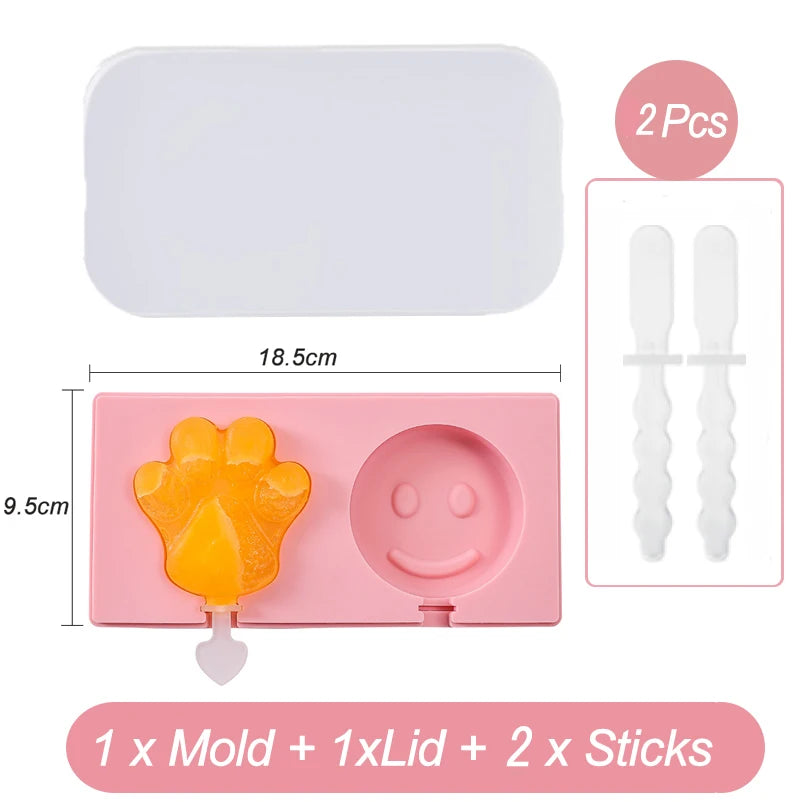 Eisform aus Silikon 3 Designs FROSTY