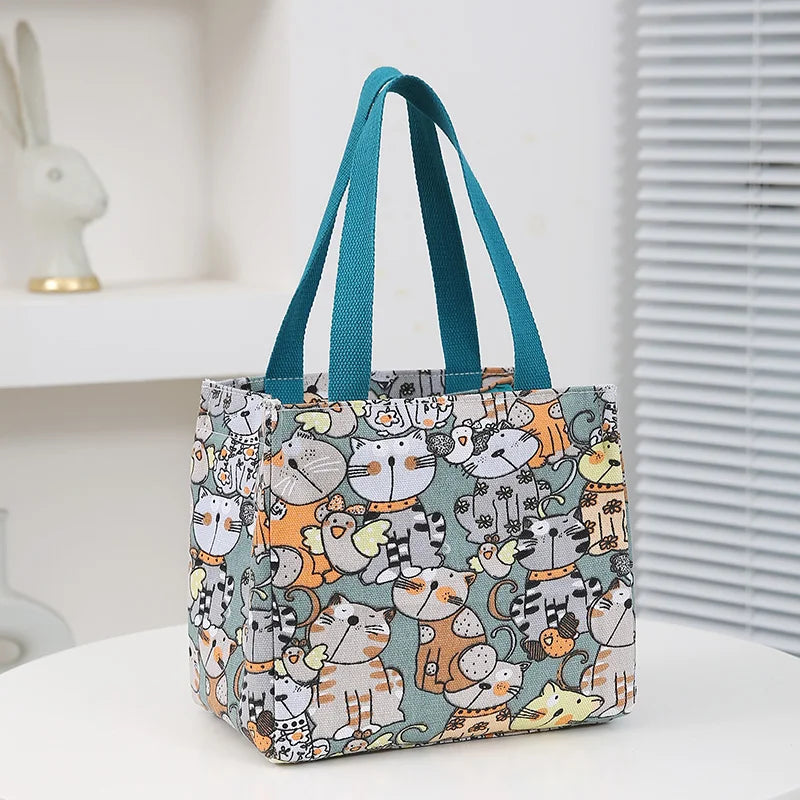 Lunchbag Cartoon isoliert groß Bento