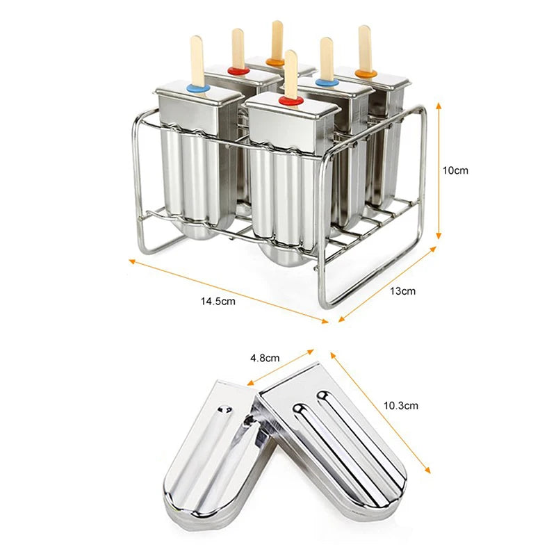 Eisform aus Edelstahl Popsicle Rack