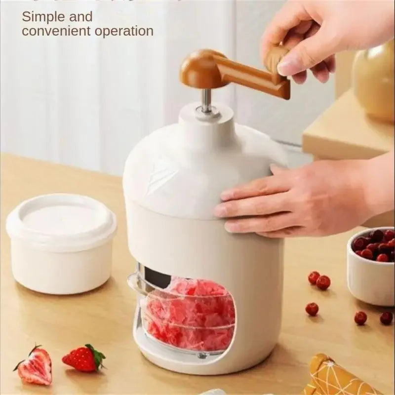 Handbetriebene Eismaschine